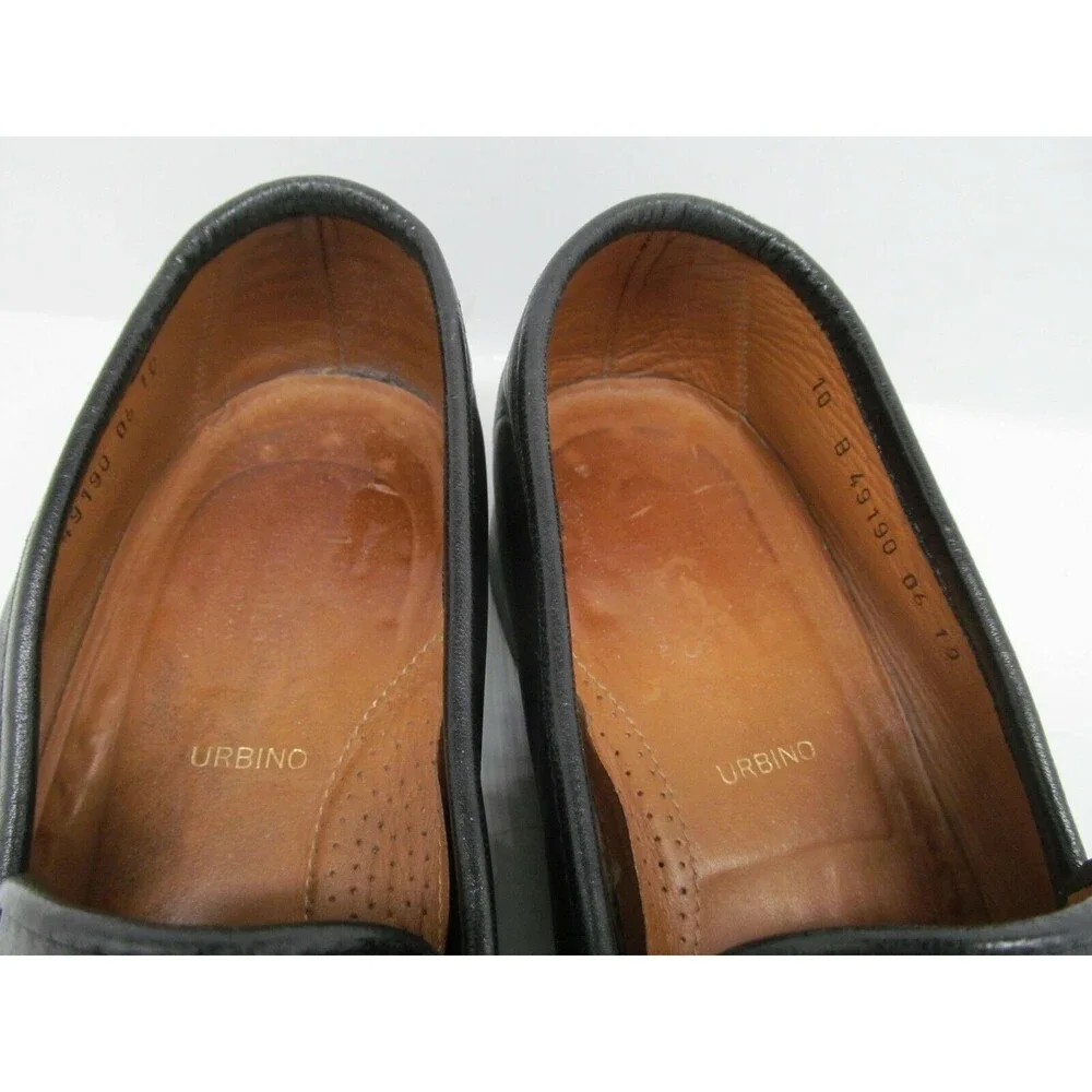 Allen Edmonds Urbino Mens Black Leather Tassel Loafers Size US 10 B
